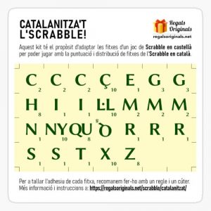 Catalanitza't l'Scrabble castellà!