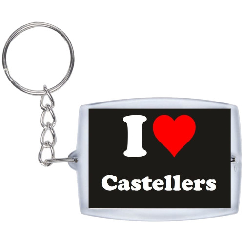 Clauer "I love Castellers" negre
