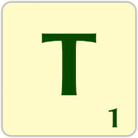 Fitxa Scrabble T