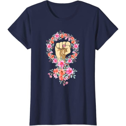 Samarreta amb el símbol feminista fet de flors