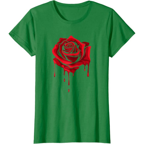 Samarreta per a dona amb una rosa de sang