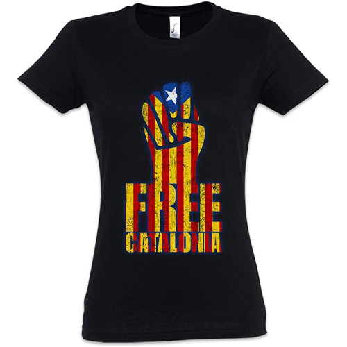 Samarreta per a dones "Free Catalonia"
