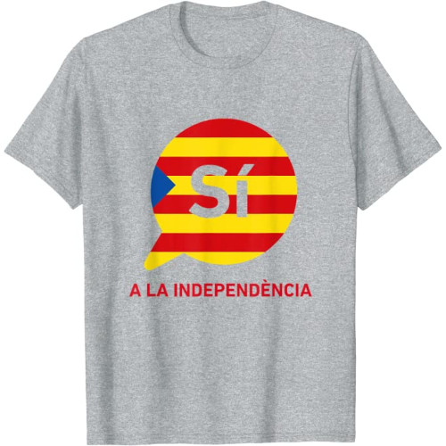 Samarreta unisex "Sí a la independència" en color
