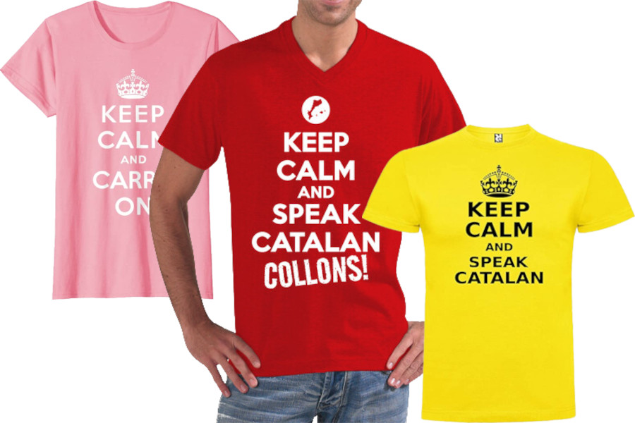 Samarretes Keep Calm and Speak Catalan